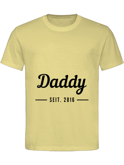 "Daddy seit 2016: Elegante T-Shirts für zeitlosen Stil"