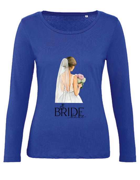 "Bride: Der Organic Inspire Pullover – Stilvoll vereint mit dem Zauber des Brautstraußes"